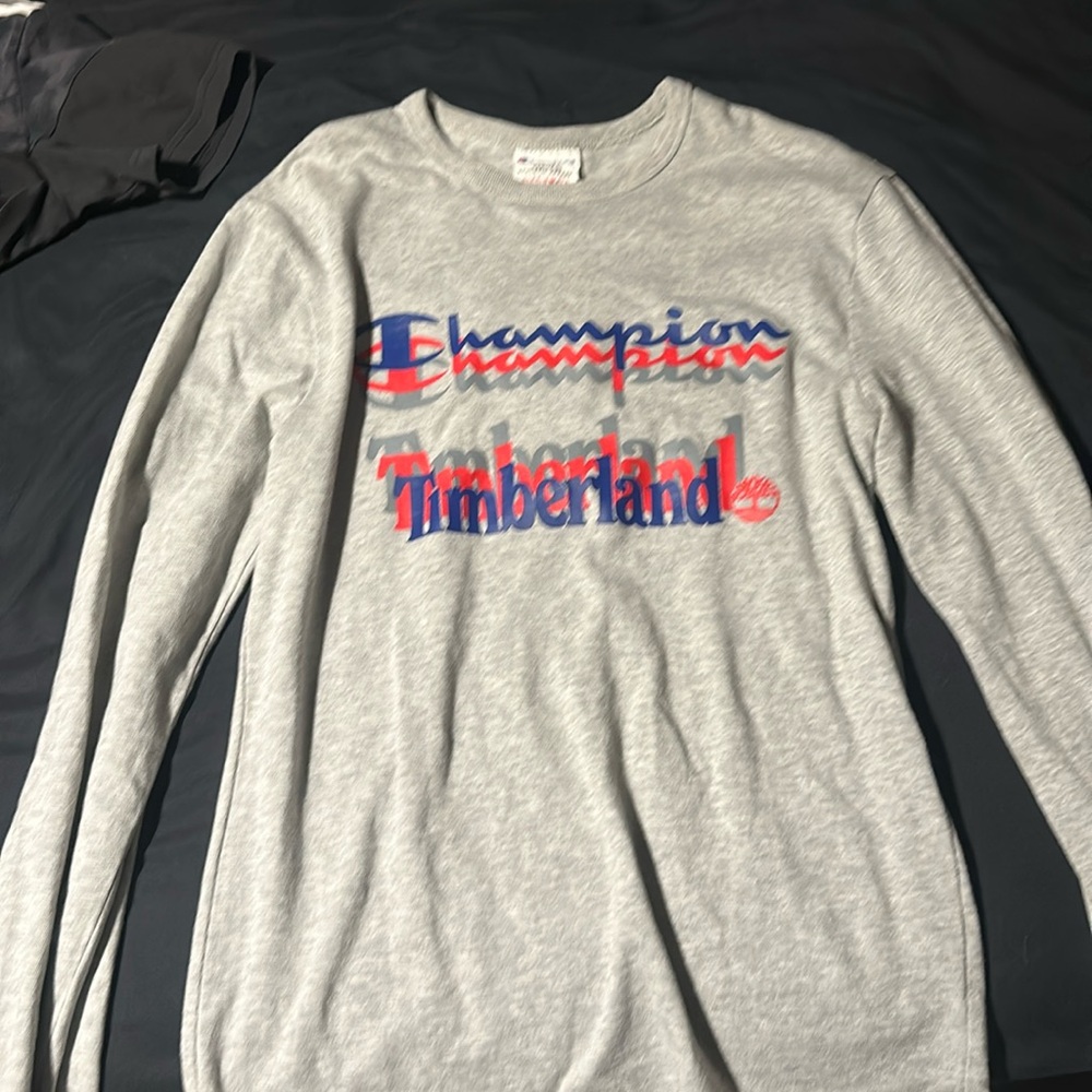 Champion  X Timberland collab t shirt
